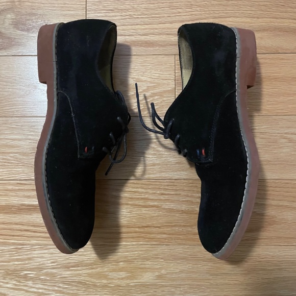 Tommy Hilfiger black suede lace up oxford - Picture 3 of 4